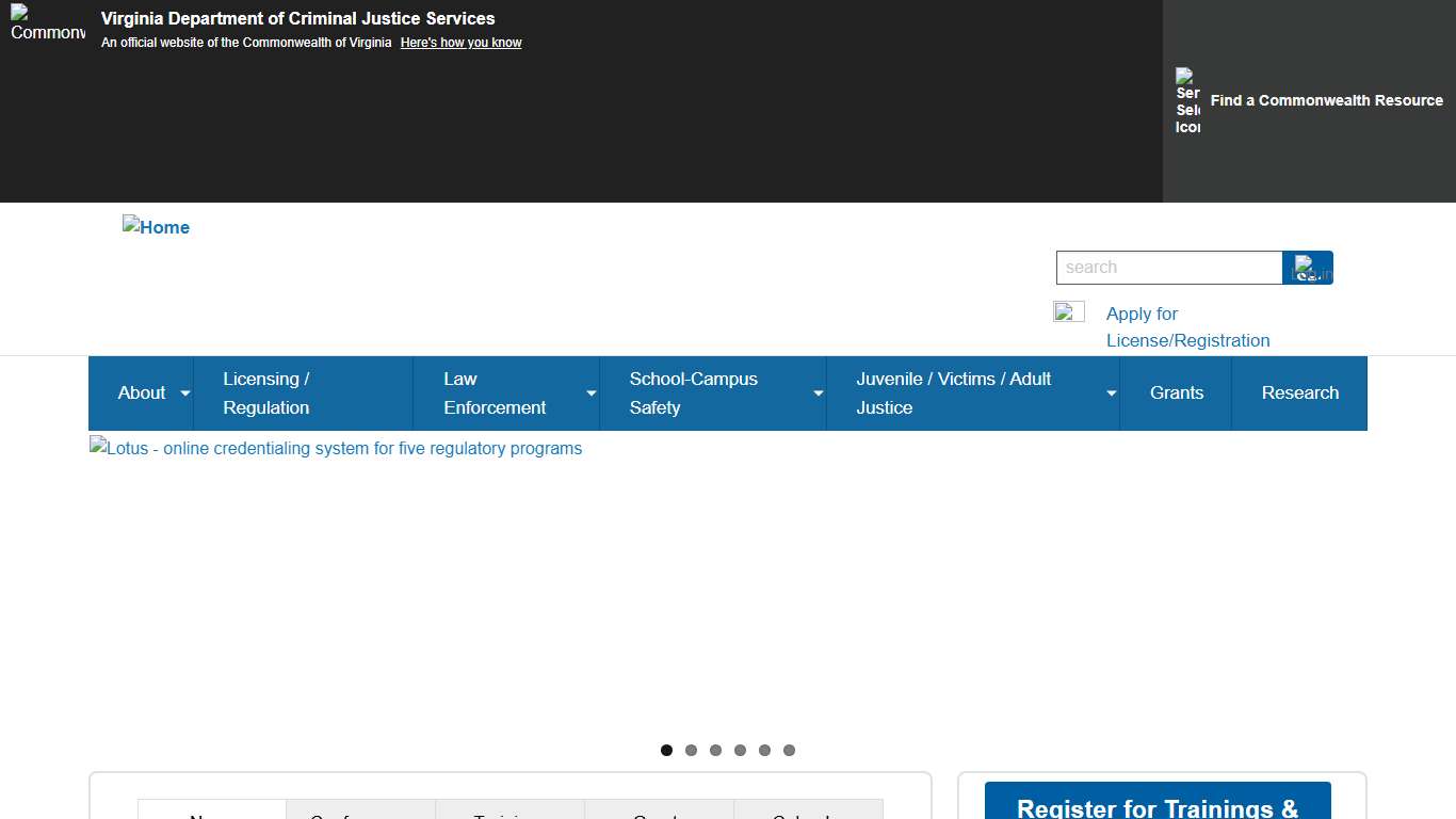 Virginia Department of Criminal Justice Services Virginia Department of Criminal Justice Services