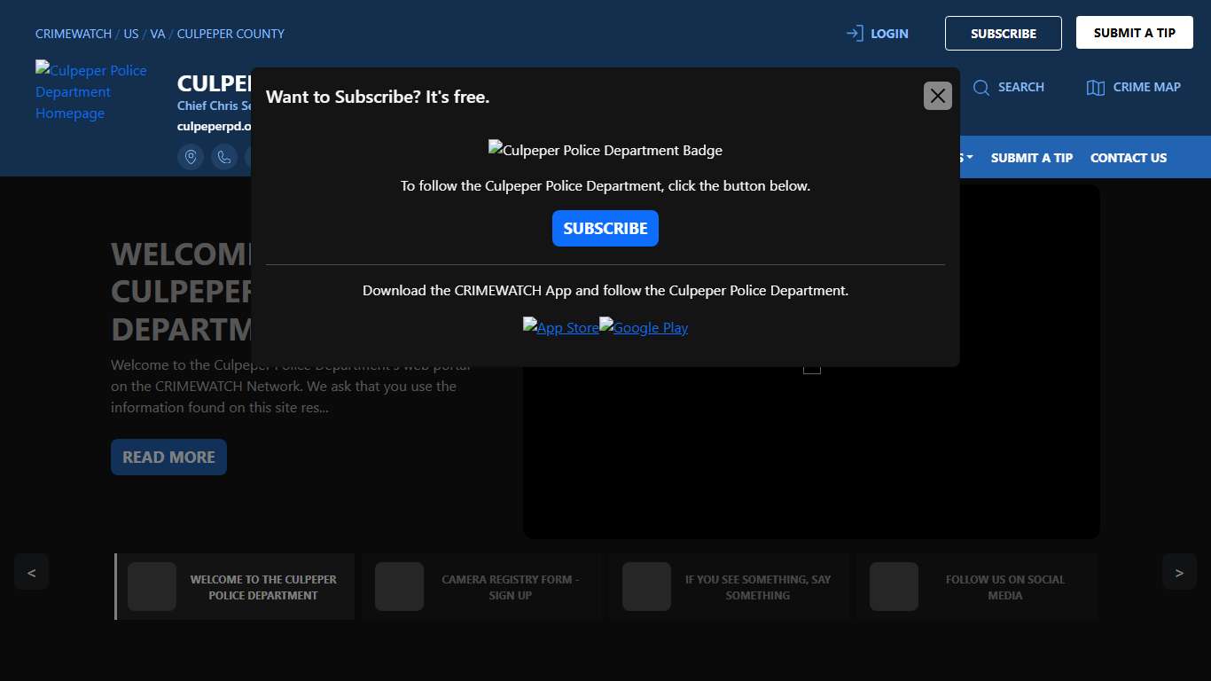 Culpeper Police Department Culpeper County